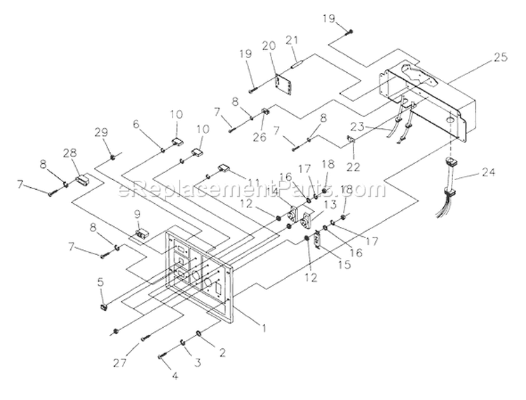 Page A Diagram and Parts List for 1021-0  Briggs and Stratton Generator